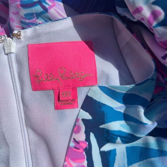 LILLY PULITZER LAEDA STRETCH DRESS NWOT SIZE XXS preppy cruise resort boho - Picture 8 of 9